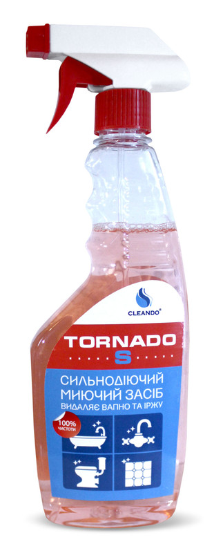 Сильнодіючий миючий засіб TORNADO-S CLEANDO, 0,5 л